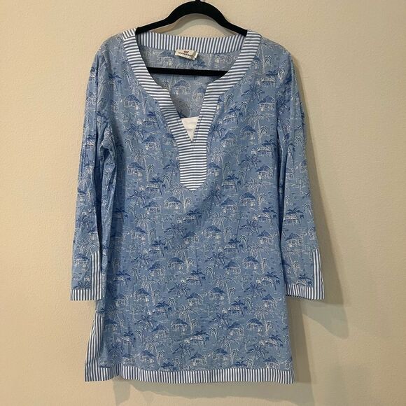 Vineyard Vines Dresses & Skirts - Vineyard Vines Coastal Blue Tunic Dress M
